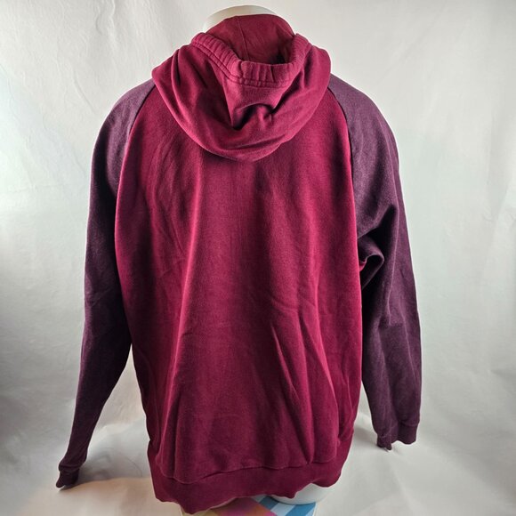 Under Armour Sweatshirt Mens XL Red Pullover Hoodie Loose Fit Fleece Athleisure - Picture 7 of 9